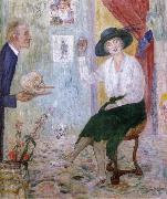 James Ensor The Droll Smokers oil on canvas